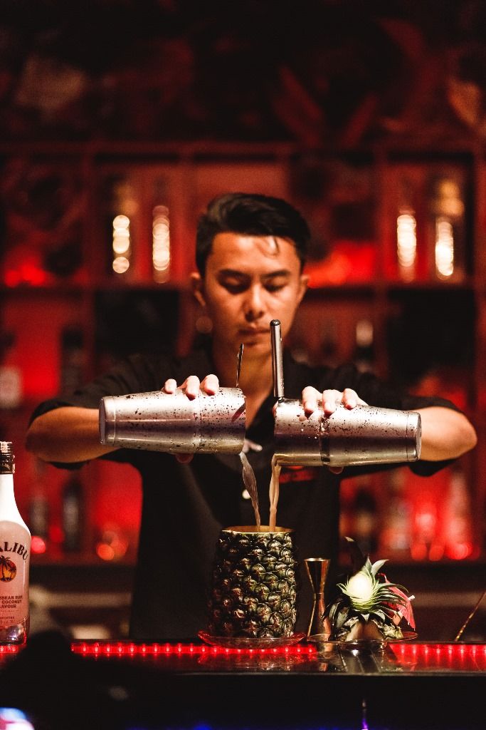 Bartending at Able India Institute
